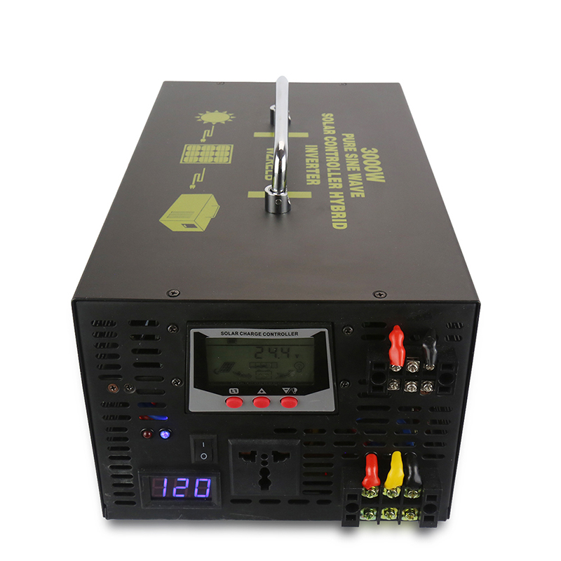 Inverter Pure Sine Wave 60Hz 120V 3000W - Reiner Sinus-Hybrid-Solar-Wechselrichter 3000 W 12 V/24