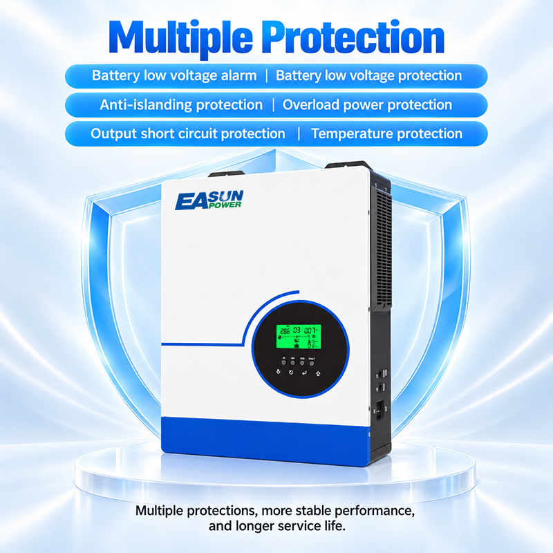 EASUN POWER 6,3 kW Hybrid-Sola – Grid Tie Inverter Limiter 2000W Bewertung und Preis
